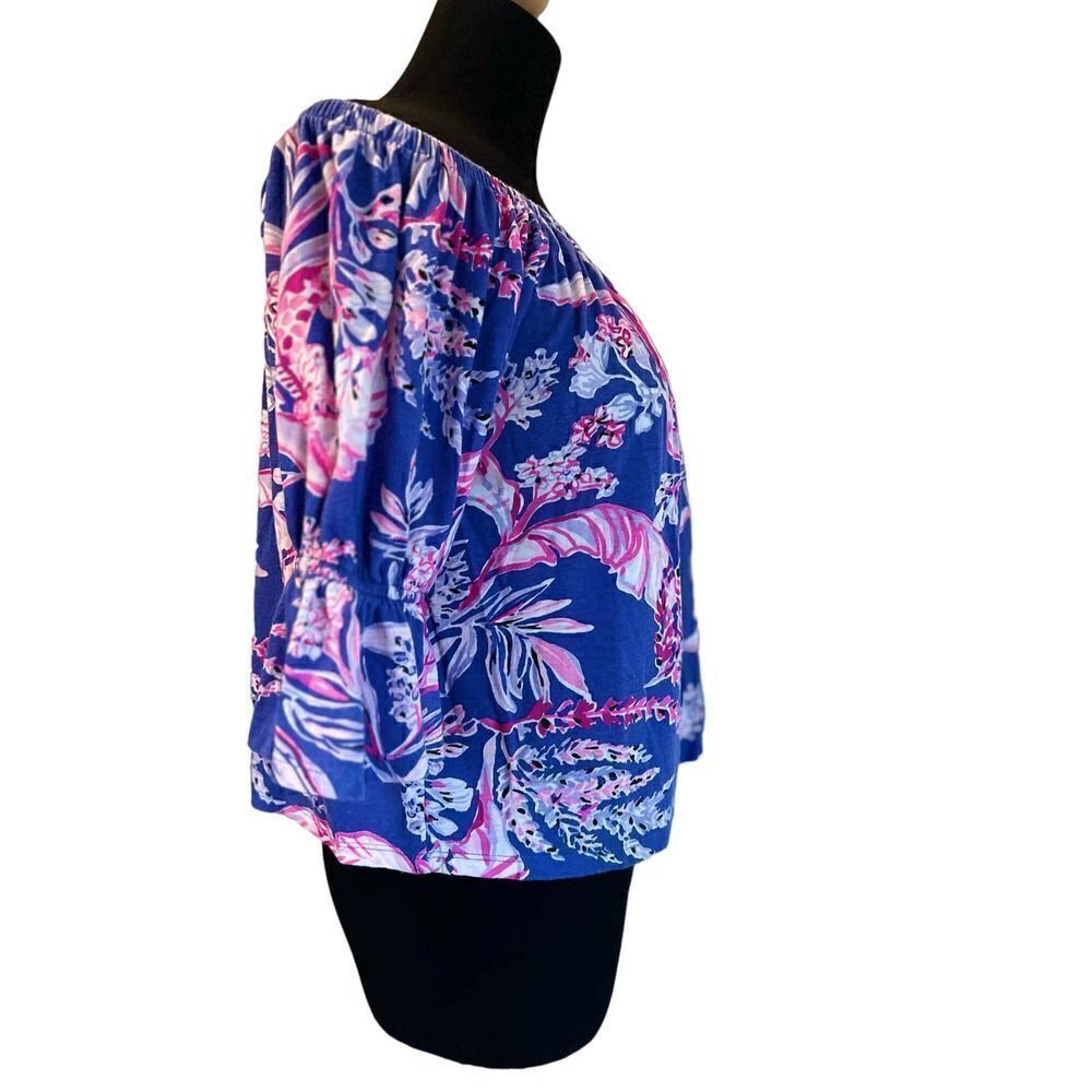 Lilly Pulitzer Channing Top in Wild Within XS - Picture 4 of 11